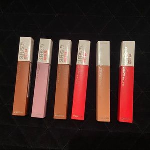 💄 Six Maybelline Super Stay Matt Ink Lip Stick